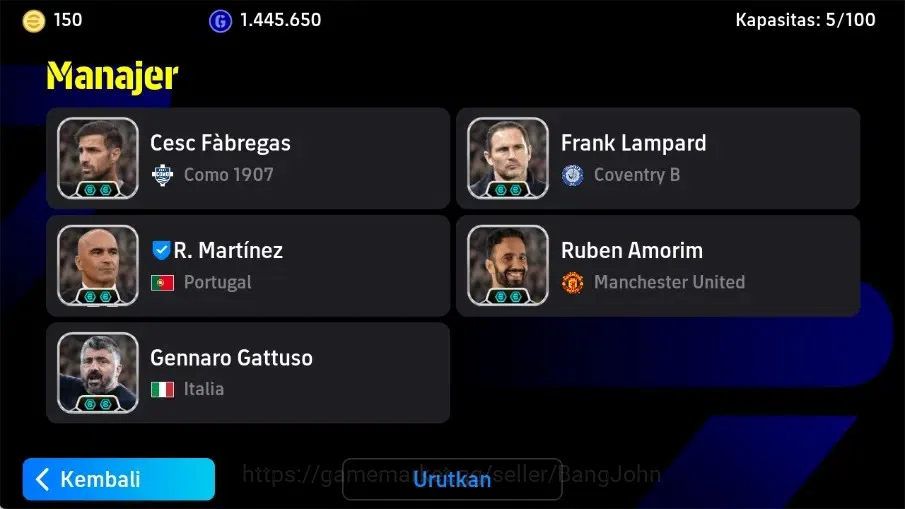 eFootball Accounts を購入 - Mobile | PW3185 | Mohamed Salah