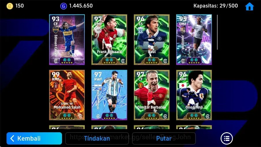 eFootball Accounts を購入 - Mobile | PW3185 | Mohamed Salah