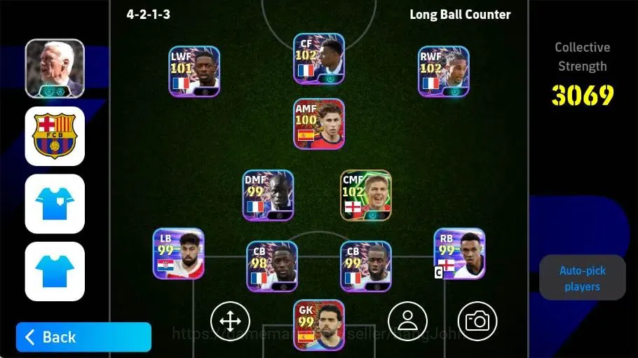 eFootball Accounts Legends & Iconic Players Mobile |PW 3069|Epic Gerrard, Shevchenko | Showtime Messi |2026|Check SS EFB2326B 1