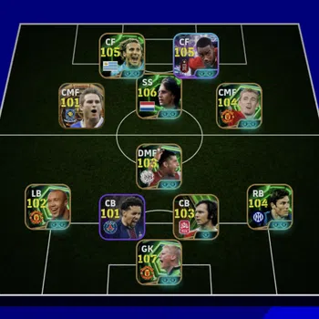 eFootball Accounts Legends & Iconic Players EFOOTBALL GG SQUAD | SHWOTIME ISHAK,J CRYUFF,P SCEMICEL,D FLETCHER,D