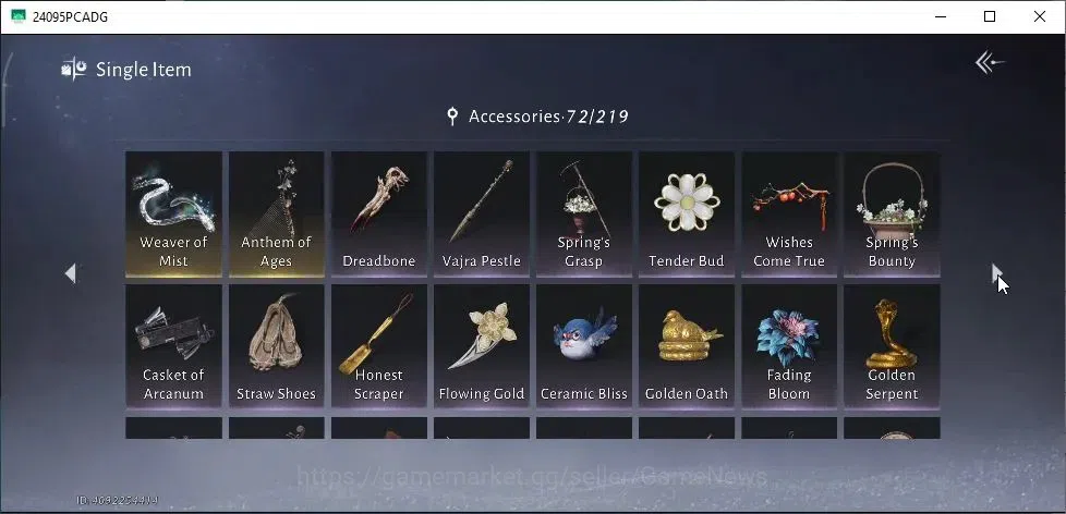 Where Winds Meet Accounts GLOBAL|Lv 95|22K Jade|GS 30542|Weaver of Mist|Snow image 15