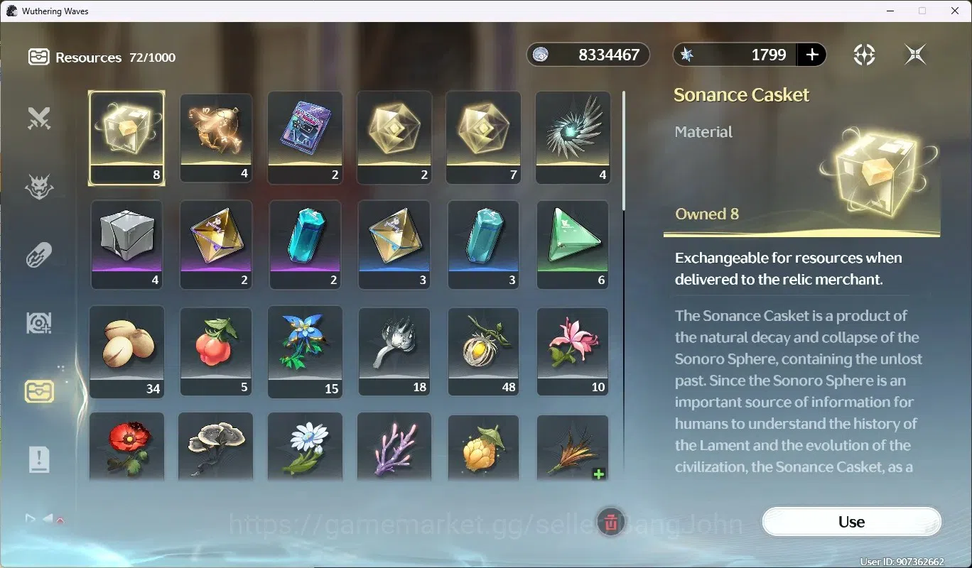 Wuthering Waves Accounts Starter SEA |UL 52|Rank 6|1 Char Limited [Augusta R3 + Sign]+ Sign|Mc Female|TakeMail WW142B 15