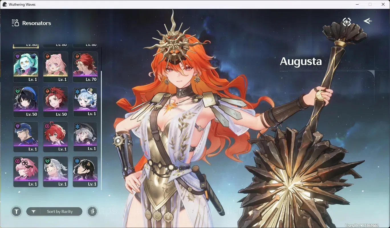 Wuthering Waves Accounts Starter SEA |UL 52|Rank 6|1 Char Limited [Augusta R3 + Sign]+ Sign|Mc Female|TakeMail WW142B 3