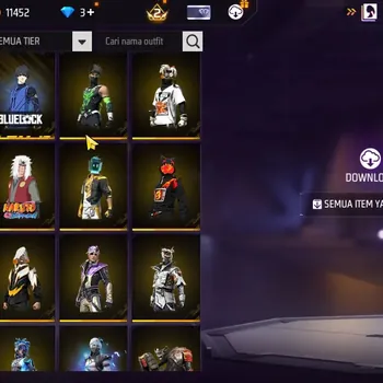 Free Fire Accounts Indonesia|1 Evo Fist Drachen Lv5|SG Mamba + Peluru suci|Bluelock Bundle+Celana Angel|119 Vault|Log