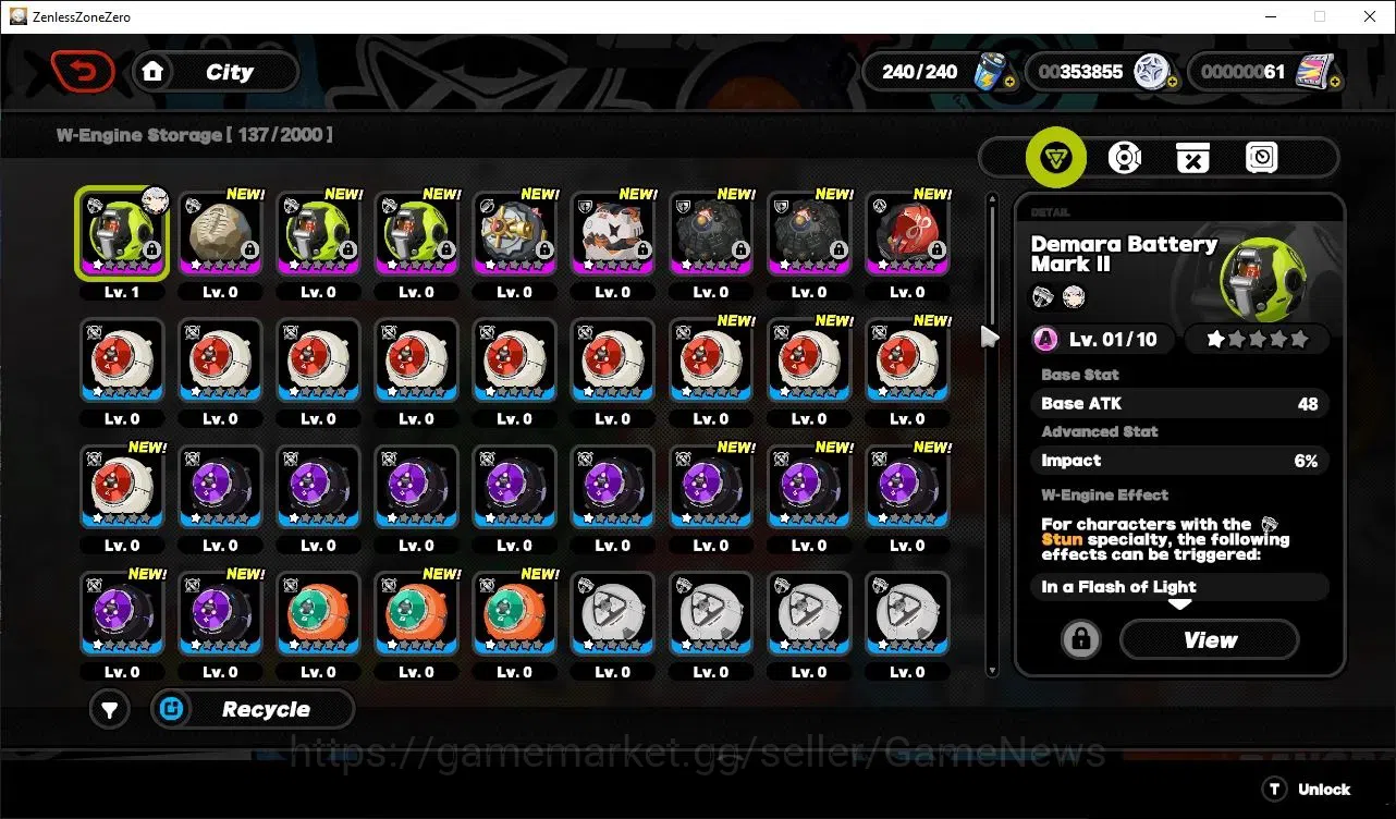 Zenless Zone Zero Accounts ASIA|IK 05|Fresh Starter|1 Limited [Starlight-Bill image 5