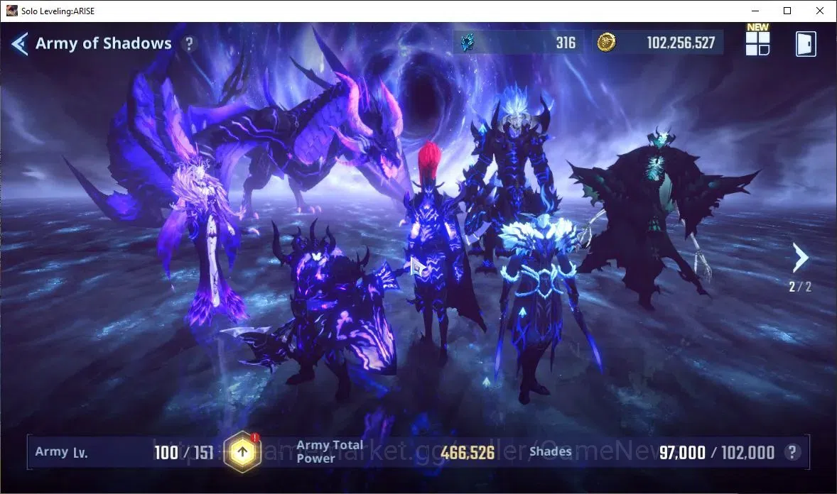 Solo Leveling: ARISE Accounts 2,3M Pwr|Light,Dark Team|25 SSR [HalatA6+SignA1,AntonieA5+SignA3,Cha HaeA2+SignA2(Meri 10
