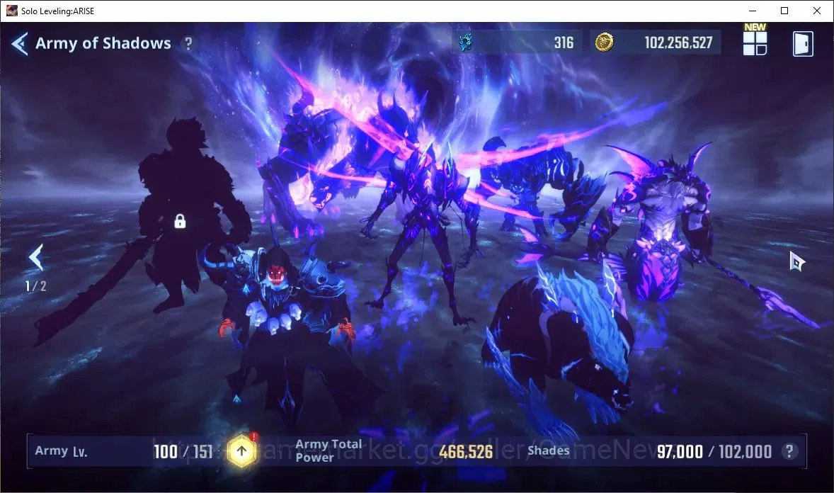 Solo Leveling: ARISE Accounts 2,3M Pwr|Light,Dark Team|25 SSR [HalatA6+SignA1,AntonieA5+SignA3,Cha HaeA2+SignA2(Meri 11
