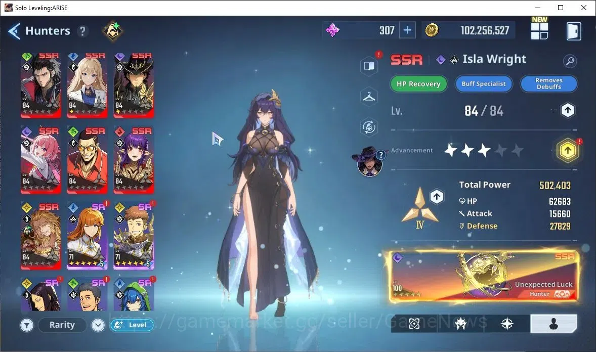 Solo Leveling: ARISE Accounts 2,3M Pwr|Light,Dark Team|25 SSR [HalatA6+SignA1,AntonieA5+SignA3,Cha HaeA2+SignA2(Meri 3