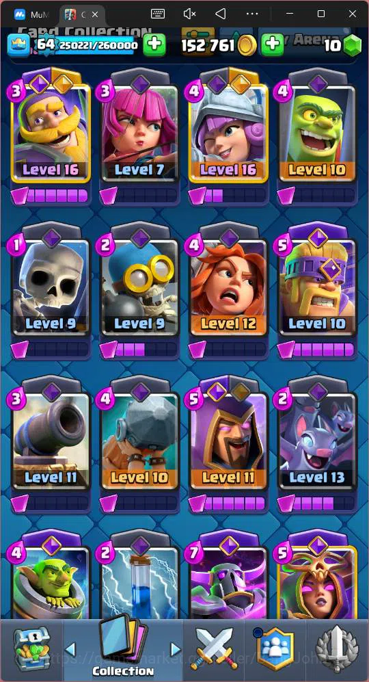 Clash Royale Accounts Lv 64|Trophy 12687|KTL 15|Card 121| 7 Hero|13 EVO| image 14