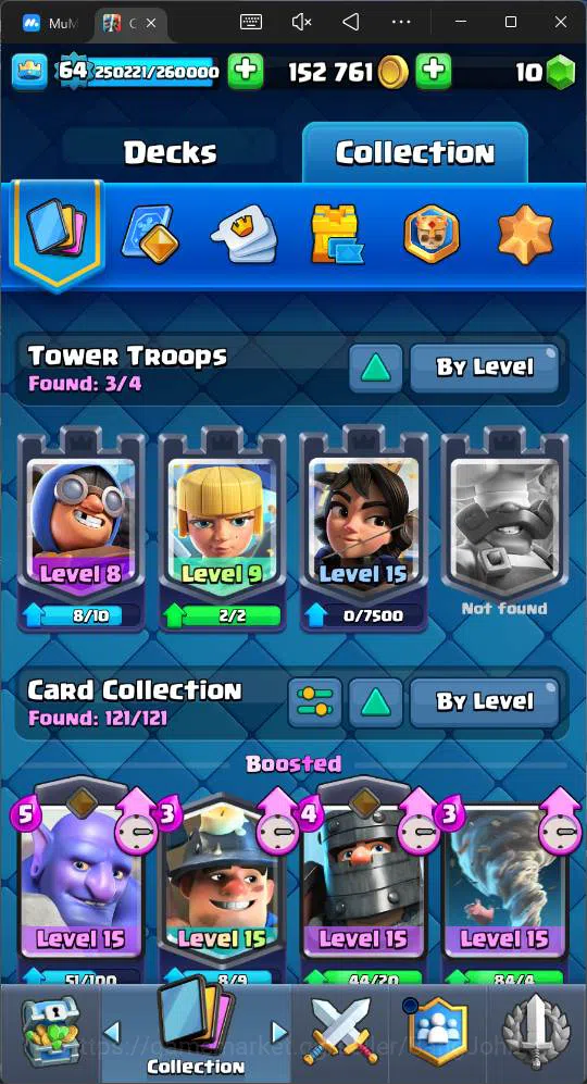 Clash Royale Accounts Lv 64|Trophy 12687|KTL 15|Card 121| 7 Hero|13 EVO| image 15