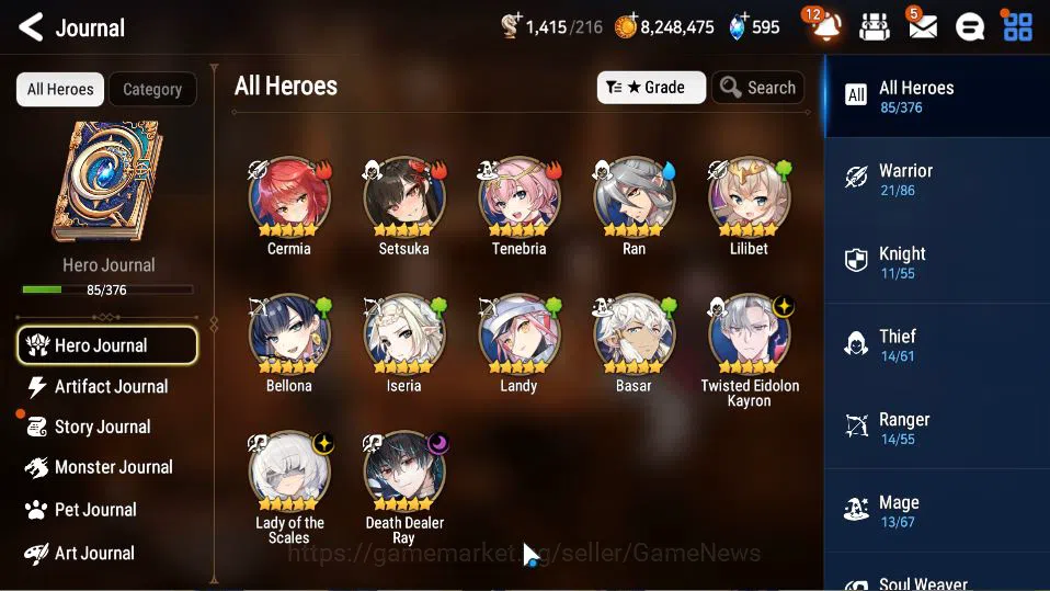 Epic Seven Accounts GLOBAL Unverif|New Era|3 ML(LOT Scales, TE Kayron, image 14