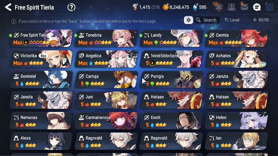 Epic Seven Accounts GLOBAL Unverif|New Era|3 ML(LOT Scales, TE Kayron, image 5