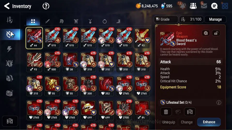 Epic Seven Accounts GLOBAL Unverif|New Era|3 ML(LOT Scales, TE Kayron, image 9