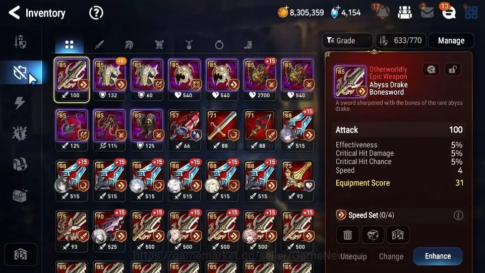 Epic Seven Accounts GLOBAL Unverif|New Era|9 ML(Salome,LOTScales,Har s image 12