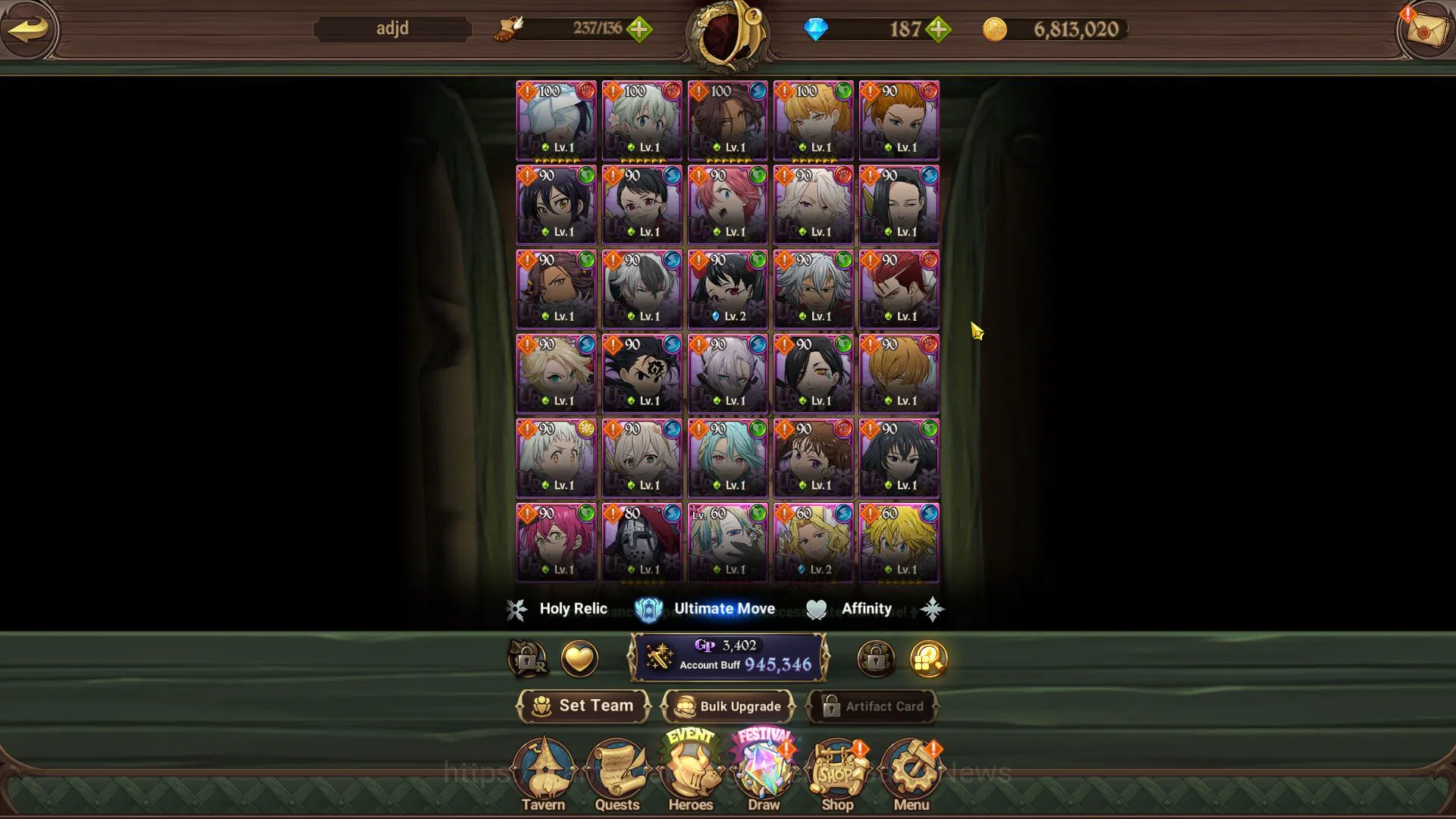 The Seven Deadly Sins: Grand Cross Accounts Global|945K CC| Starter Ch3 |187 DM| 4 UR | Salos, image 4