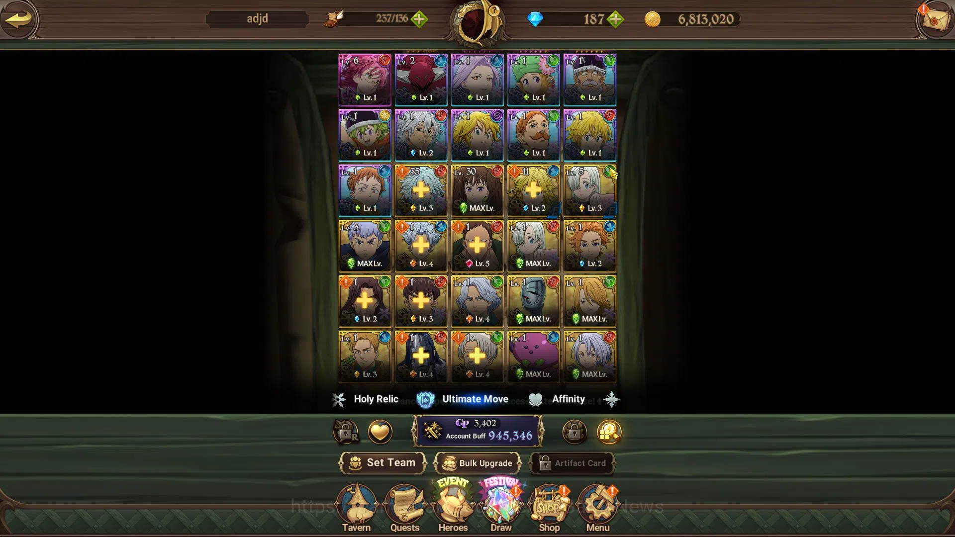The Seven Deadly Sins: Grand Cross Accounts Global|945K CC| Starter Ch3 |187 DM| 4 UR | Salos, image 5