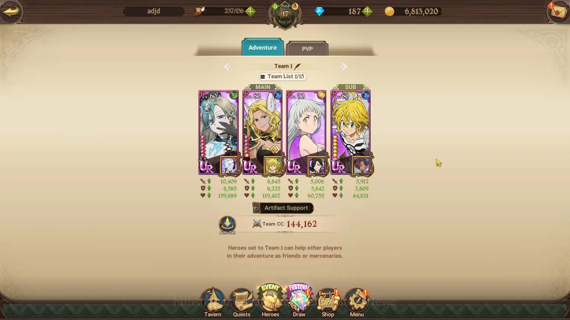 The Seven Deadly Sins: Grand Cross Accounts Global|945K CC| Starter Ch3 |187 DM| 4 UR | Salos, image 6
