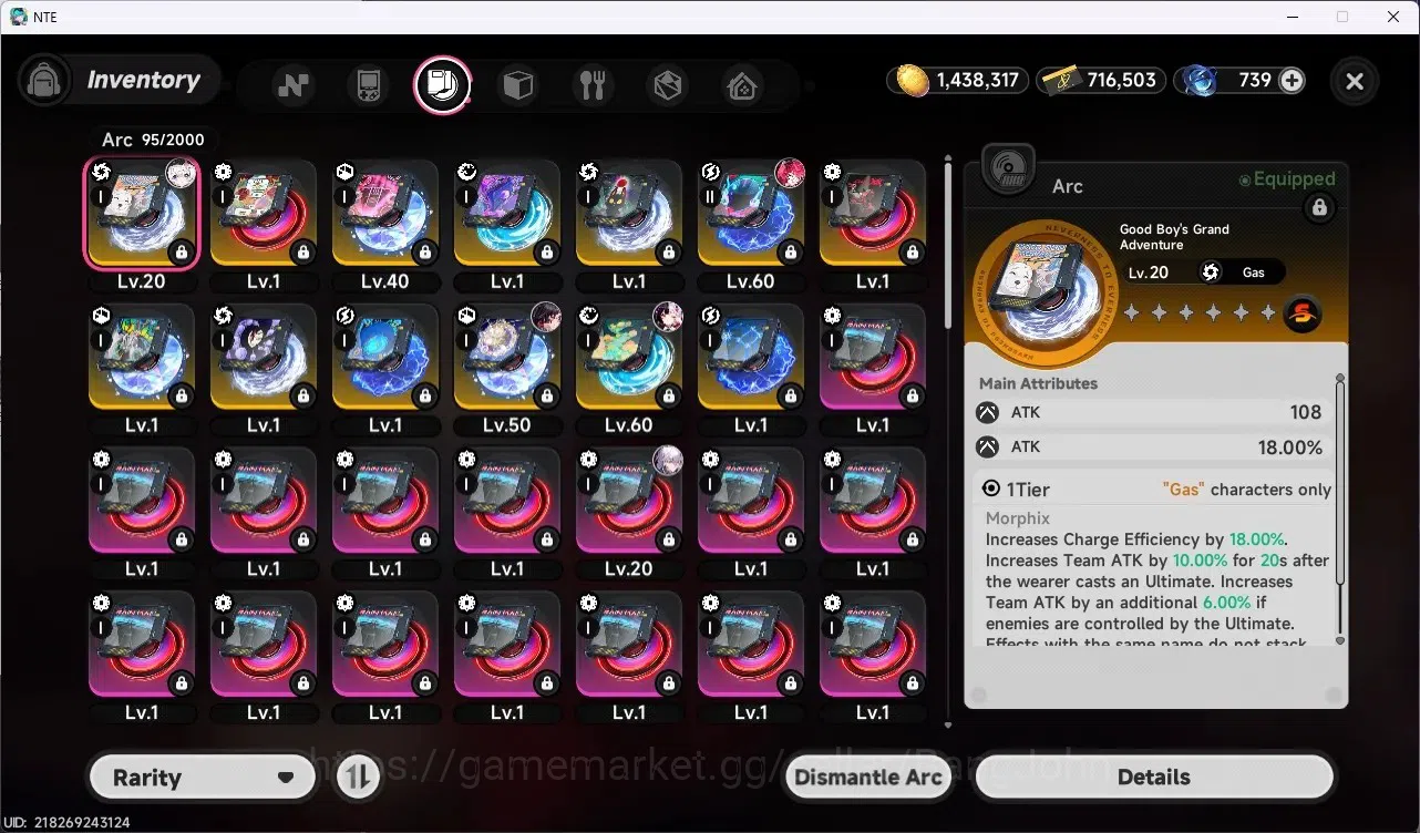 Neverness to Everness Accounts ASIA | Hunter Lv 41 | 7 S-Class (Lacrimosa,Hotori) image 11