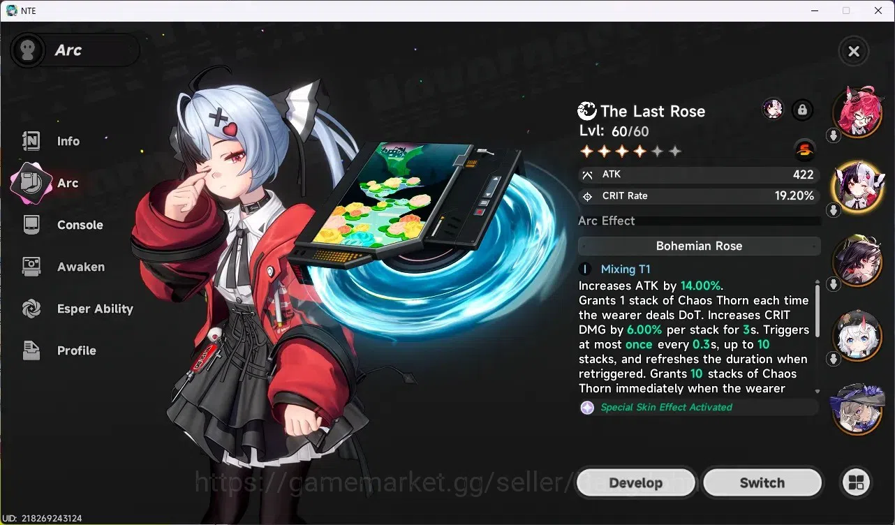 Neverness to Everness Accounts ASIA | Hunter Lv 41 | 7 S-Class (Lacrimosa,Hotori) image 4