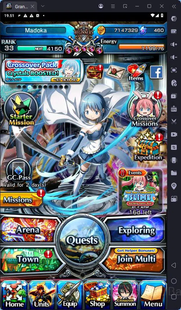 Grand Summoners Accounts GLOBAL|Ascend 9|Rank 33|Sayaka Miki TW|Madoka Kana image 1