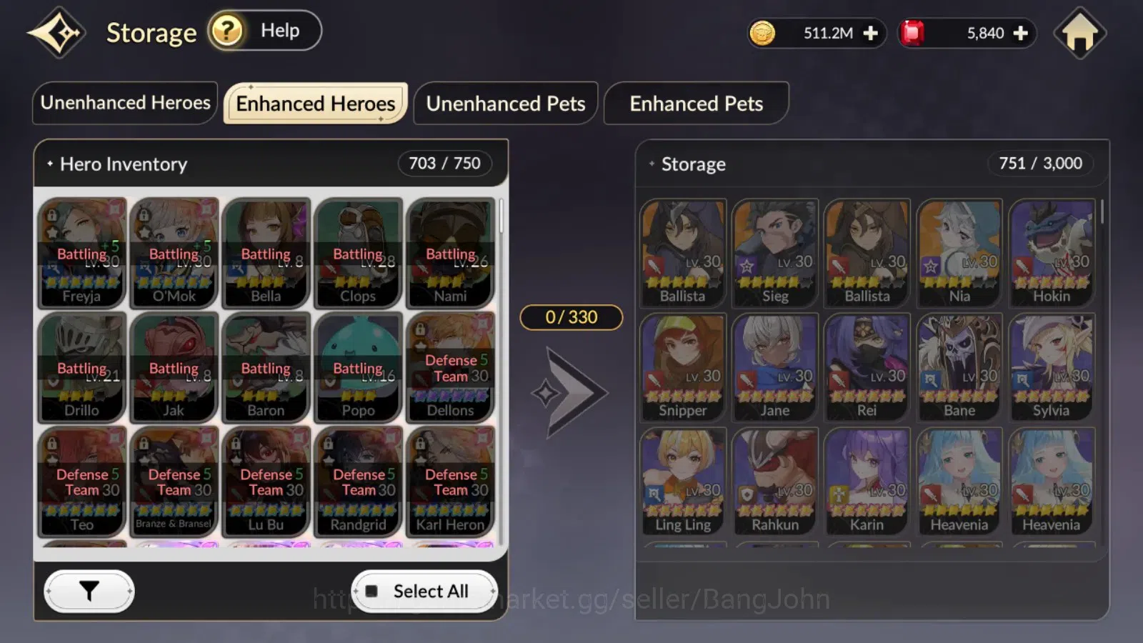 Seven Knights Re:Birth Accounts Global|4EX7(TC4Juri,TC2Fai,Melia,Rosie)48TC6(Dello image 15