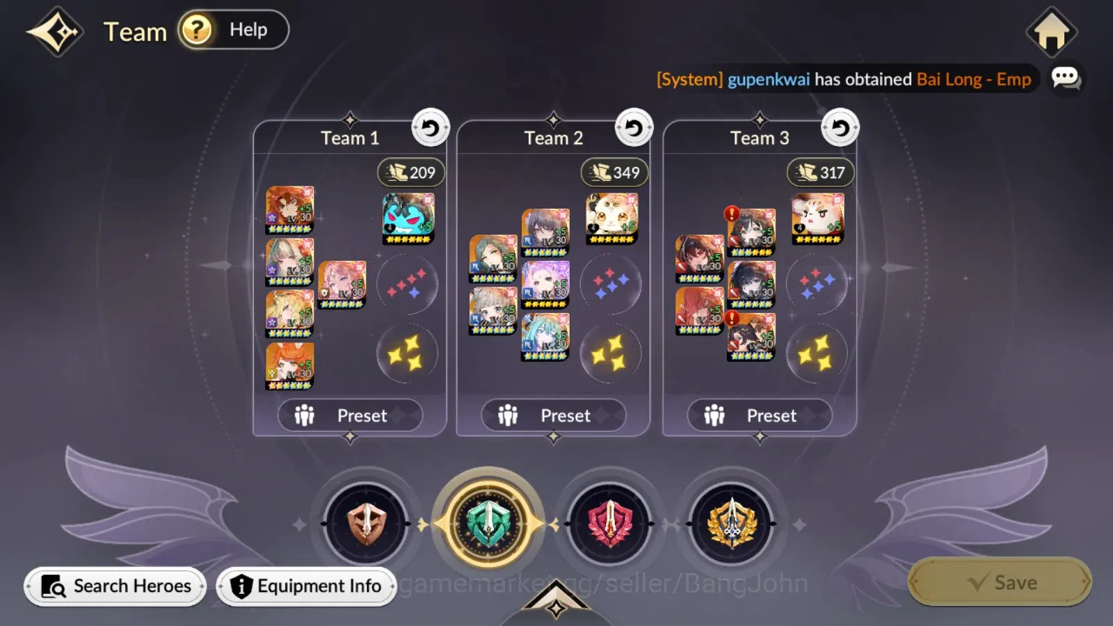 Seven Knights Re:Birth Accounts Global|4EX7(TC4Juri,TC2Fai,Melia,Rosie)48TC6(Dello image 3