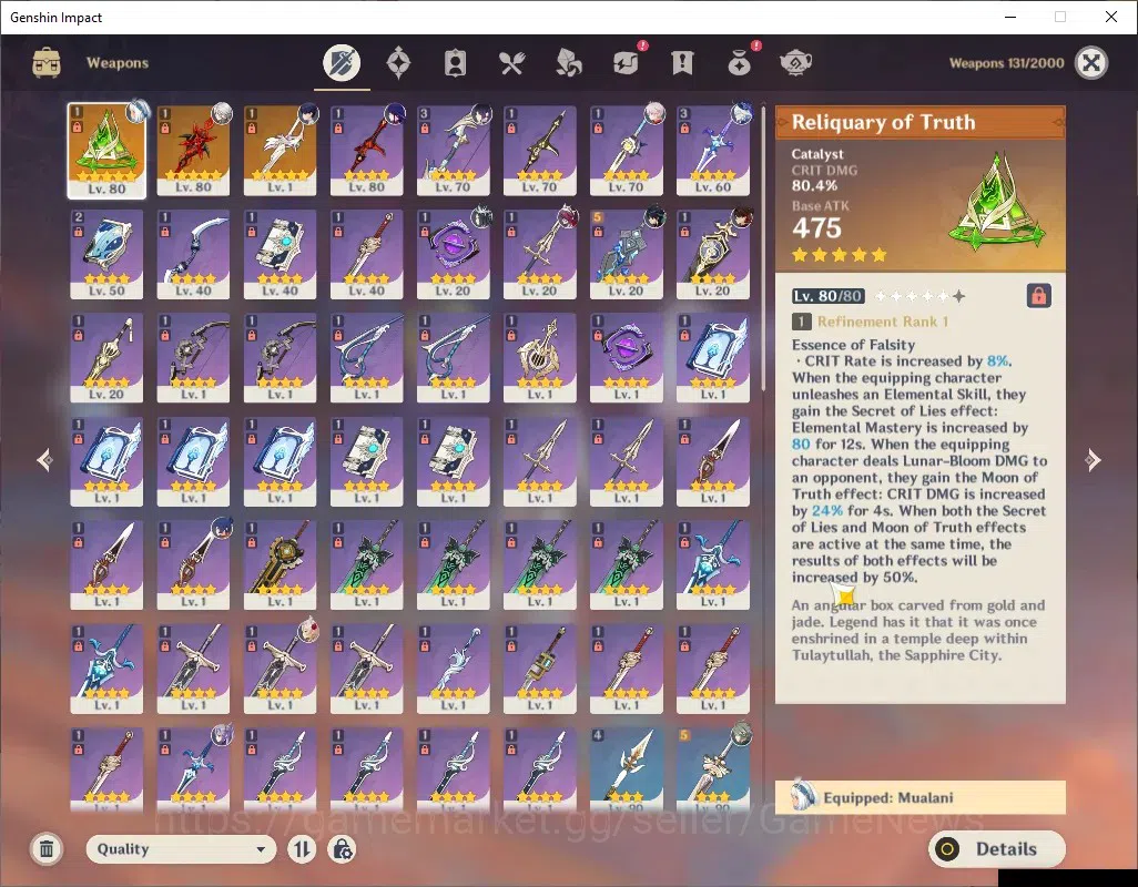 Genshin Impact Accounts ASIA|AR 56|8 Limited + 3 (*5Weapon)|ArleC2+Sign,Ka image 14