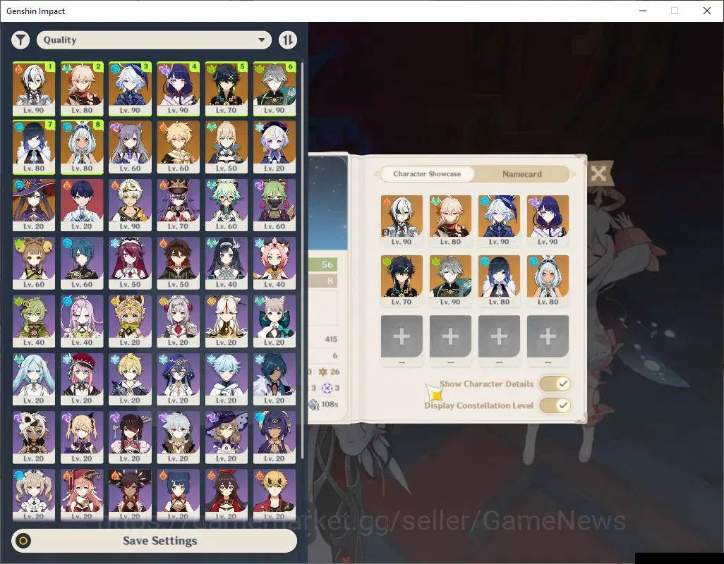 Genshin Impact Accounts ASIA|AR 56|8 Limited + 3 (*5Weapon)|ArleC2+Sign,Ka image 2