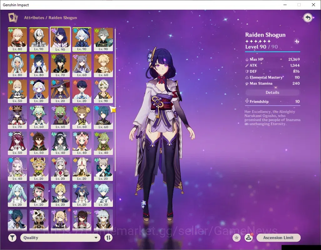 Genshin Impact Accounts ASIA|AR 56|8 Limited + 3 (*5Weapon)|ArleC2+Sign,Ka image 5