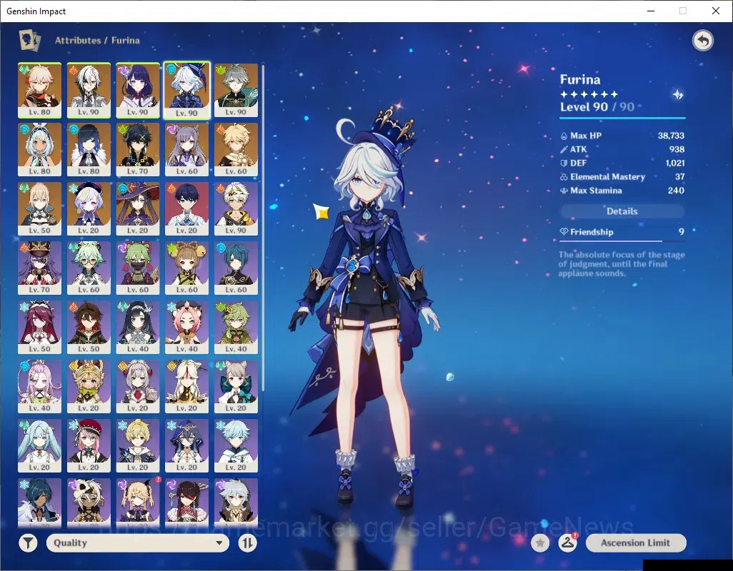 Genshin Impact Accounts ASIA|AR 56|8 Limited + 3 (*5Weapon)|ArleC2+Sign,Ka image 6