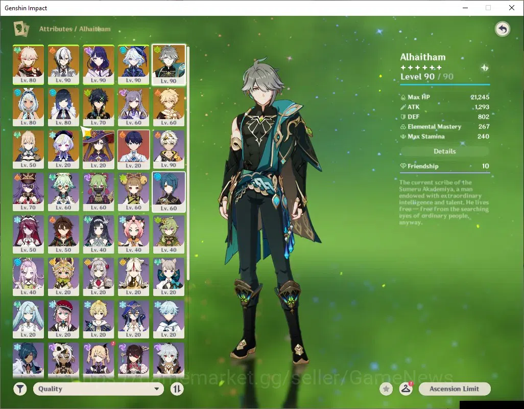 Genshin Impact Accounts ASIA|AR 56|8 Limited + 3 (*5Weapon)|ArleC2+Sign,Ka image 7