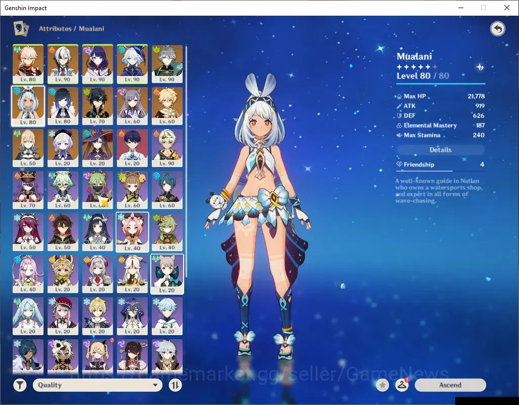 Genshin Impact Accounts ASIA|AR 56|8 Limited + 3 (*5Weapon)|ArleC2+Sign,Ka image 8