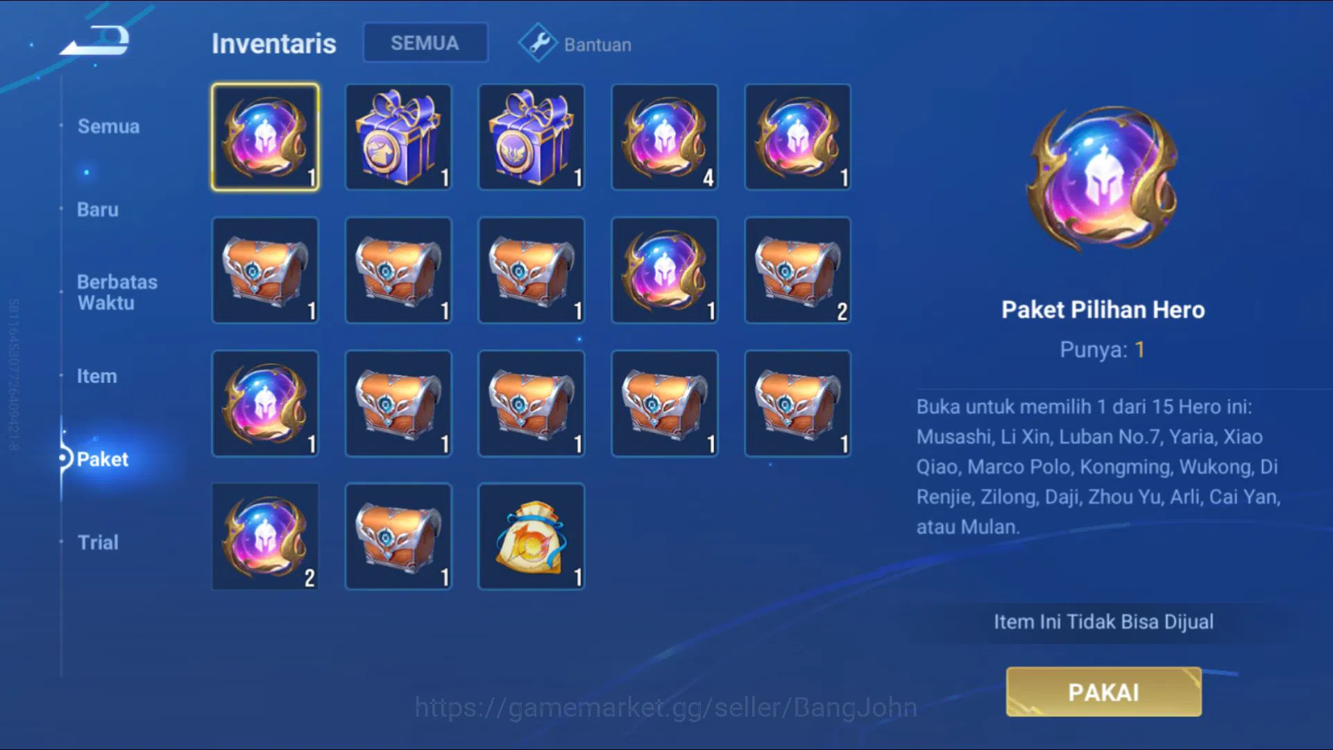Honor of Kings Accounts [GLOBAL Good Acc] 112 H & 208 S | 6 Legend, Blesse image 20
