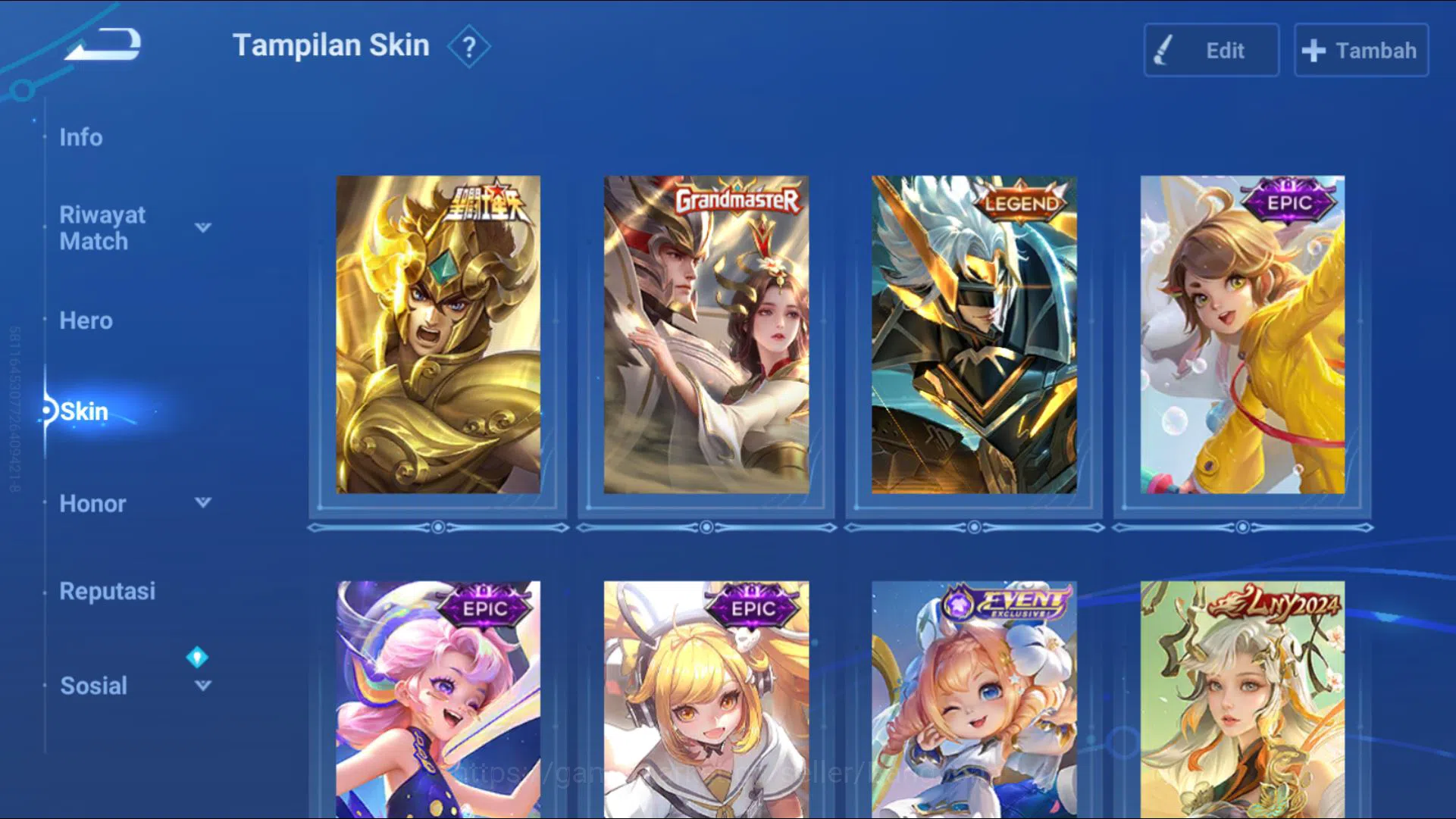 Honor of Kings Accounts [GLOBAL Good Acc] 112 H & 208 S | 6 Legend, Blesse image 5