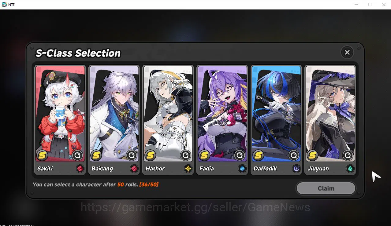 Neverness to Everness Accounts GLOBAL EU |HL 3| 1 SSR Limited Nanally | 3 SR [Min image 11
