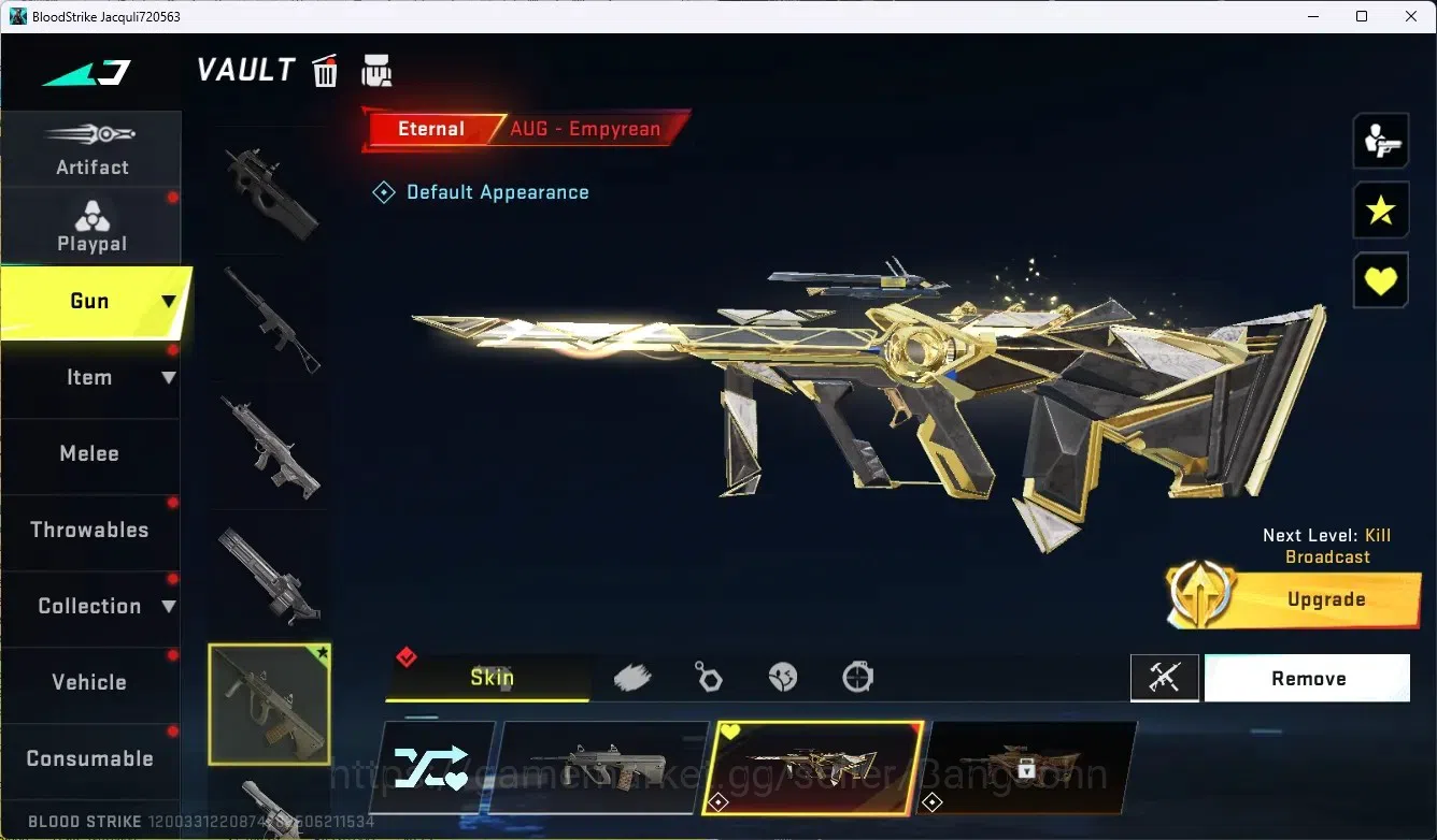 Blood Strike Accounts ASIA |Eternal AUG-Empyrean|2 Legendary Gun|Collab image 2