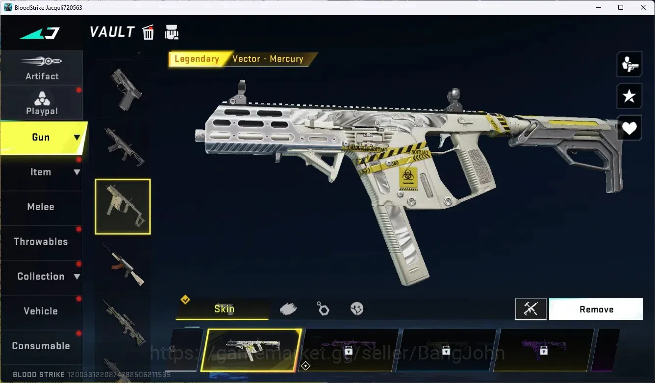 Blood Strike Accounts ASIA |Eternal AUG-Empyrean|2 Legendary Gun|Collab image 3