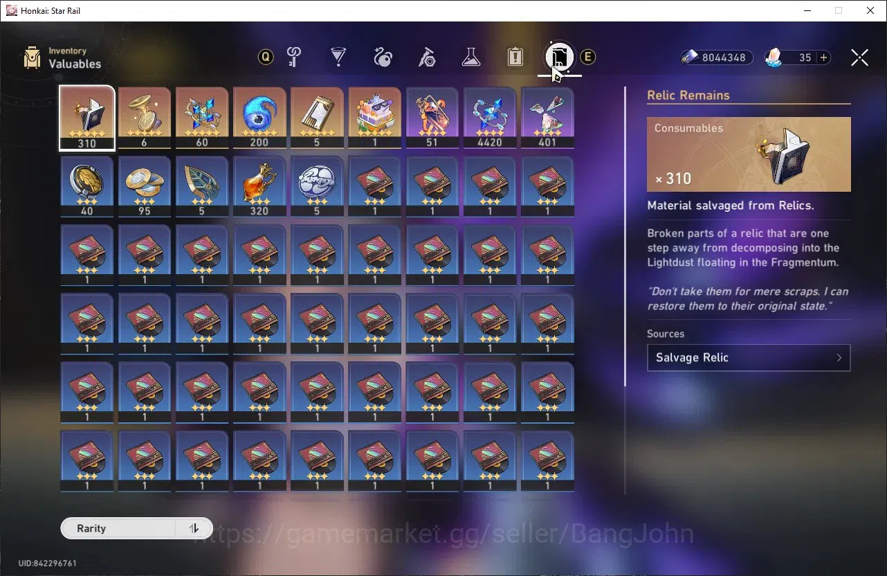 Honkai Star Rail Accounts ASIA | TL 52 | Silver Wolf LV70, Evanescia LV70, D image 4