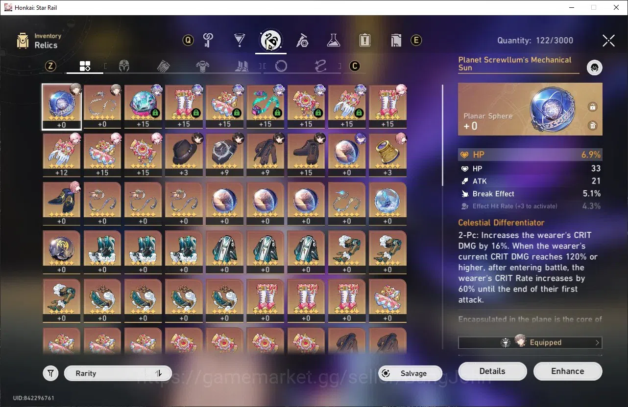 Honkai Star Rail Accounts ASIA | TL 52 | Silver Wolf LV70, Evanescia LV70, D image 8