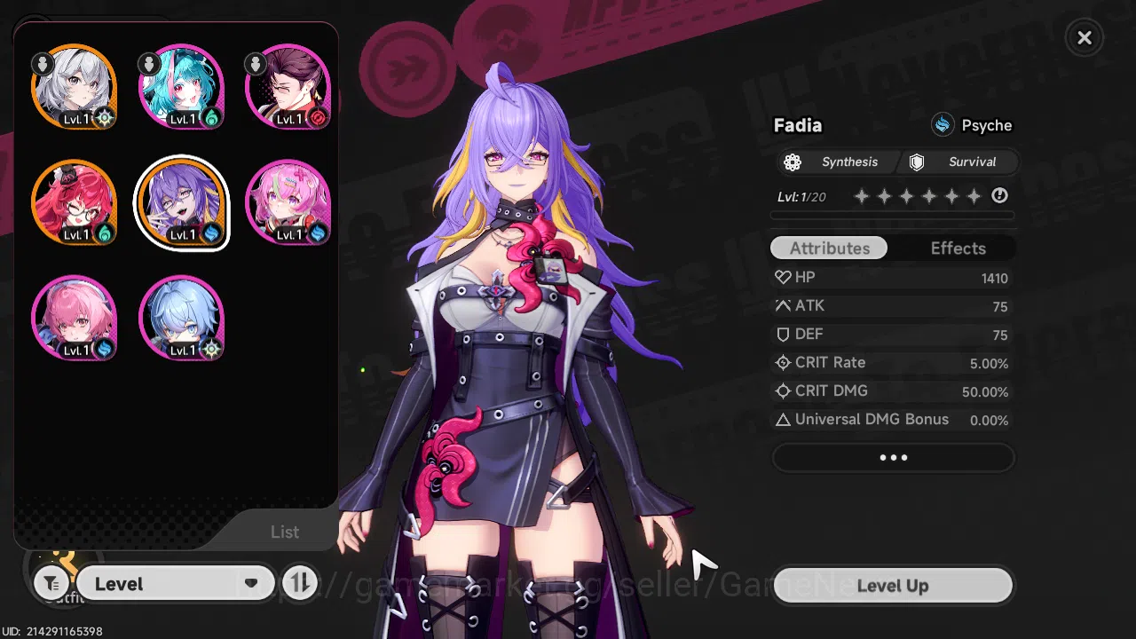 Neverness to Everness Accounts GLOBAL EU|HL 3| 2 SSR (Nanally,Fadia)+1 Selector|  image 2
