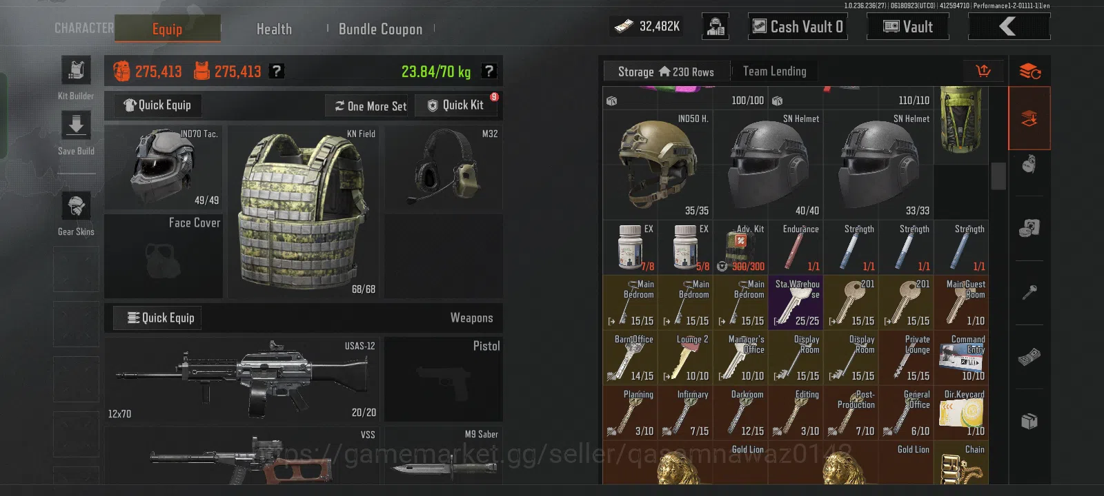 Arena Breakout Accounts High Value  50M+ Storage Value | 32M Cash | Full Access + Email | Instant Auto-Delivery 4
