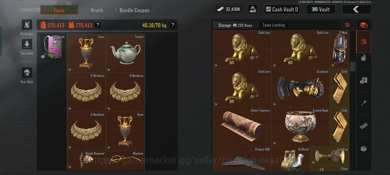 Arena Breakout Accounts High Value  50M+ Storage Value | 32M Cash | Full Access + Email | Instant Auto-Delivery 5