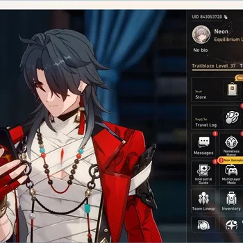 Honkai Star Rail Accounts Mid Game ASIA|TL 37|5 Char Limited
