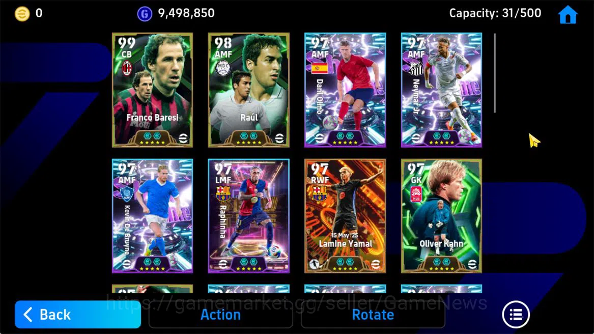 eFootball Accounts Mobile|BigTime(Lamine Yamal),Fortress(Franco Bares image 14