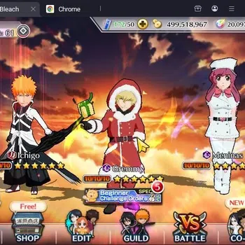Bleach: Brave Souls Accounts Starter GLOBAL|116K BP+20k Orb|Fresh Story|Ichigo TD,|Ichigo 10th|Ichigo Renewed|Meninas