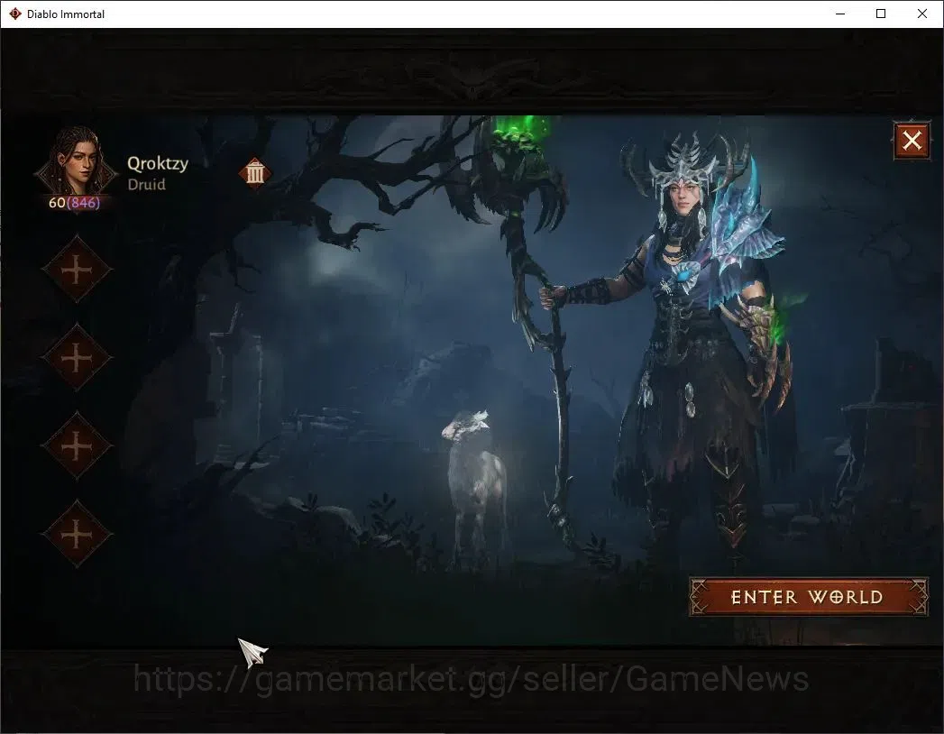 Diablo Immortal Accounts OCE - Azmodan|CS ON|Lv60(846)|Druid|CR 44k|Reso 42 image 1