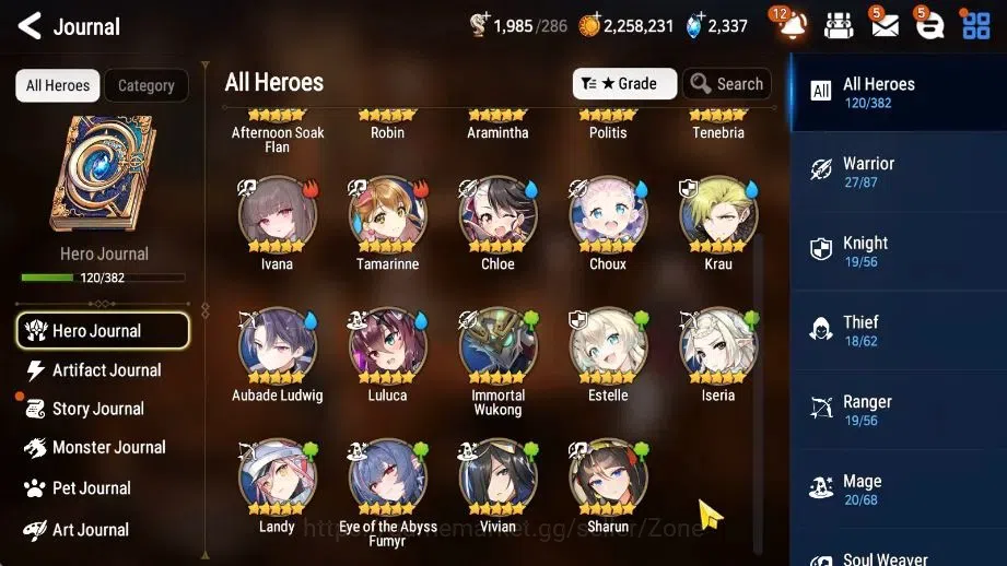 Epic Seven Accounts Starter Global| Starter New Era 4ML (Emp ILynav, DJ basar, MAKen, STenebria)|PoH,Bless,Theater ON|Stove 3