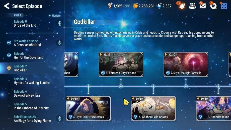 Epic Seven Accounts Starter Global| Starter New Era 4ML (Emp ILynav, DJ basar, MAKen, STenebria)|PoH,Bless,Theater ON|Stove 4