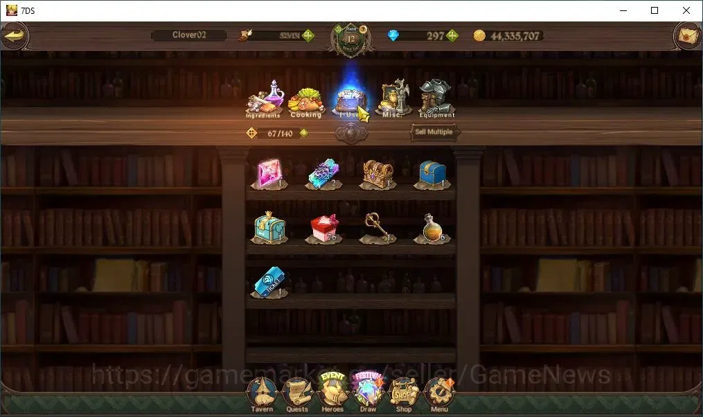 The Seven Deadly Sins: Grand Cross Accounts Global|297 Dm+1 UR Selector|604K CC|1 LR+5 UR|Eliz image 11
