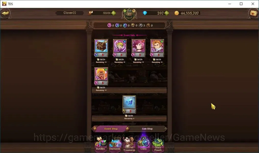The Seven Deadly Sins: Grand Cross Accounts Global|297 Dm+1 UR Selector|604K CC|1 LR+5 UR|Eliz image 7